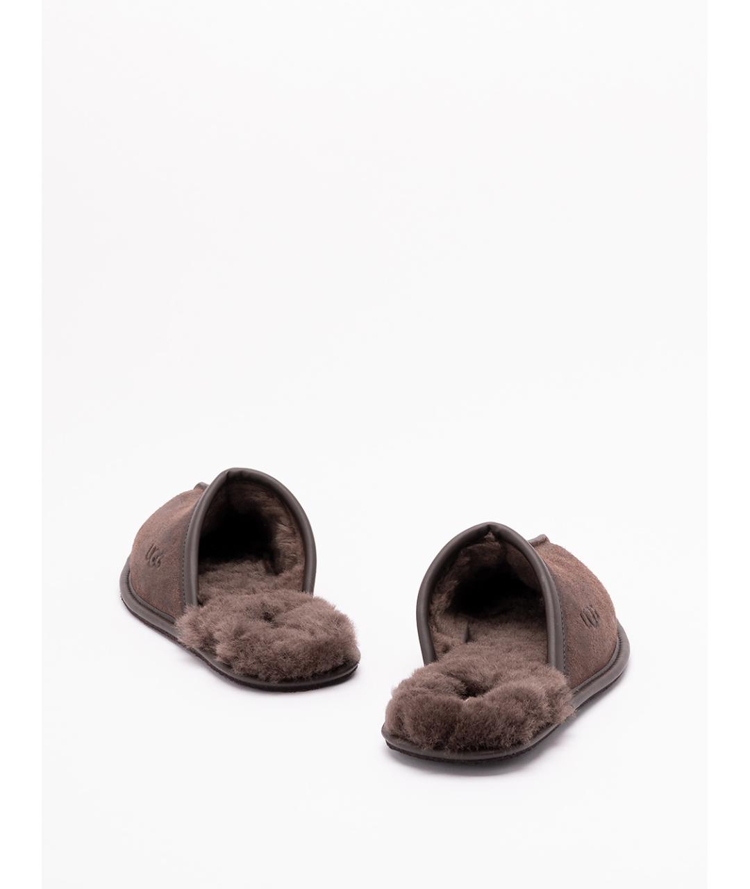 UGG AUSTRALIA Коричневые замшевые сандалии, фото 3