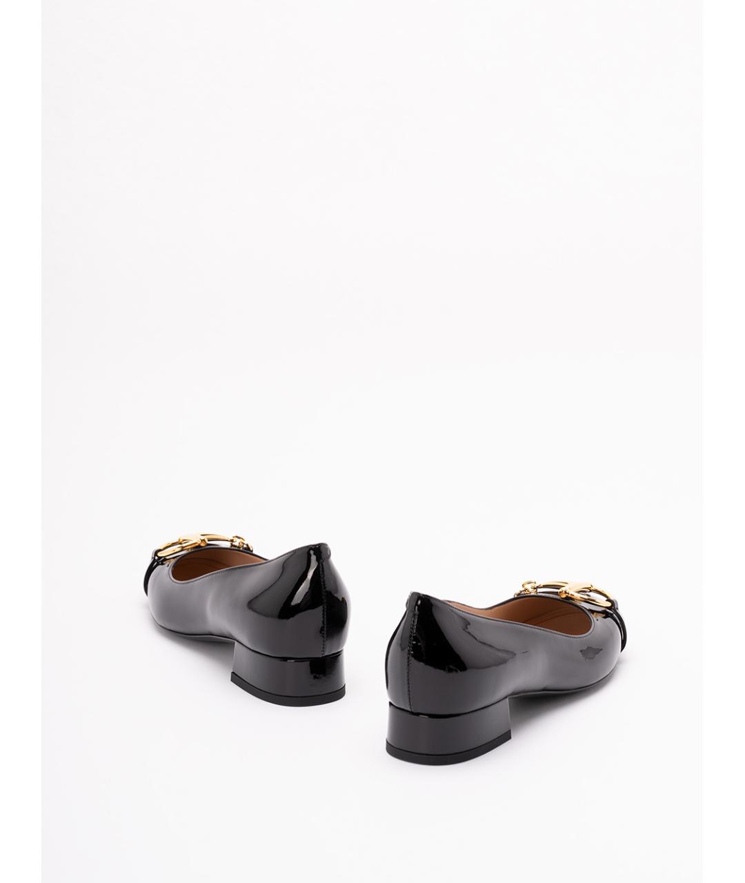 GUCCI Черные туфли из лакированной кожи, фото 3