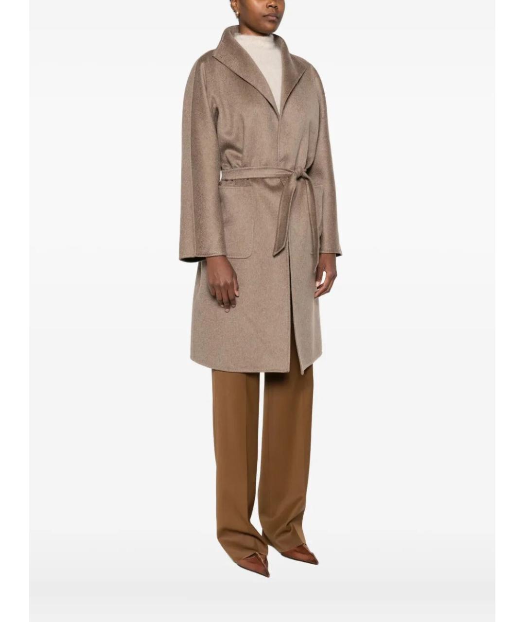 MAX MARA Бежевое кашемировое пальто, фото 4