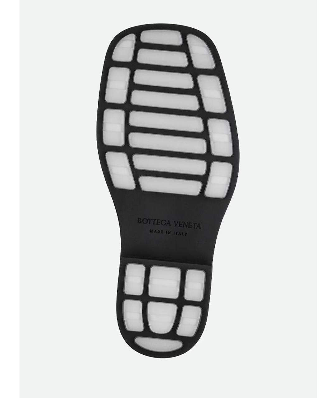 BOTTEGA VENETA Черные кожаные ботинки, фото 5