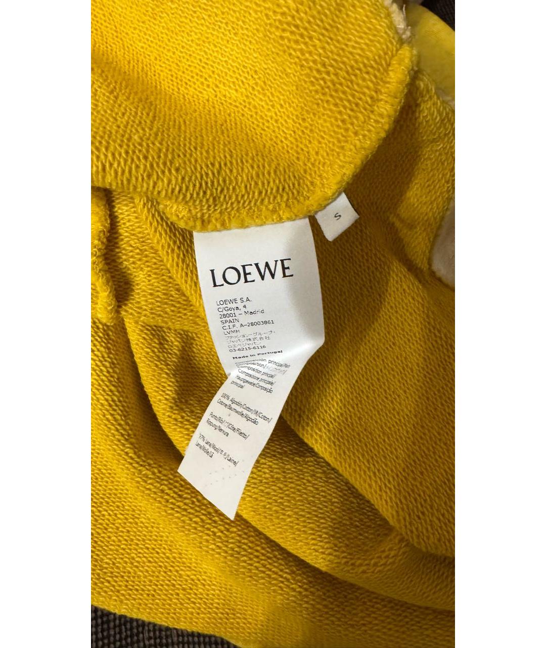 LOEWE Желтый хлопковый спортивные костюмы, фото 3