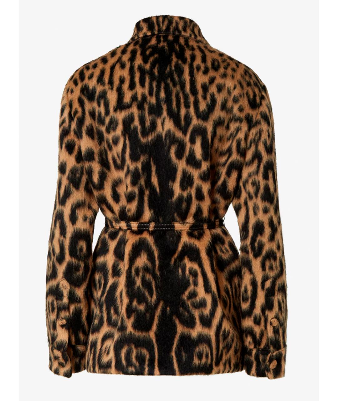 FENDI Мульти шерстяное пальто, фото 2