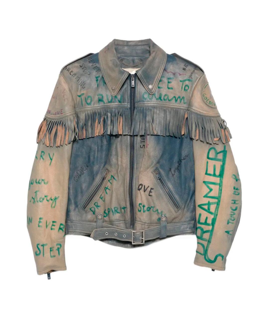 GOLDEN GOOSE DELUXE BRAND Мульти кожаная куртка, фото 1