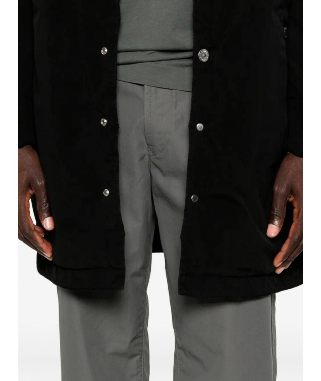 STONE ISLAND Серые хлопковые повседневные брюки, фото 4