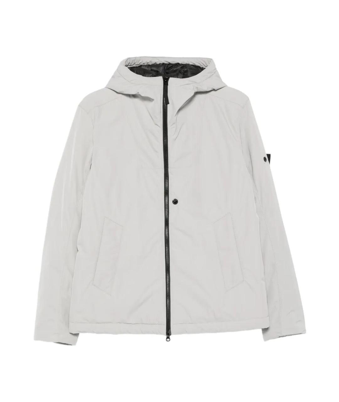 STONE ISLAND Серая полиэстеровая куртка, фото 1