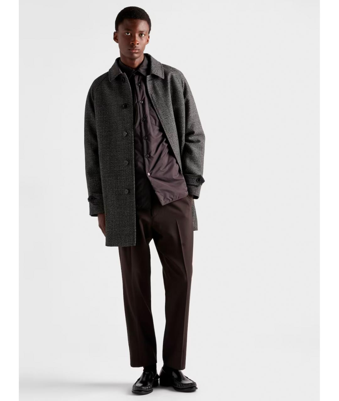 PRADA Черная полиамидовая куртка, фото 2