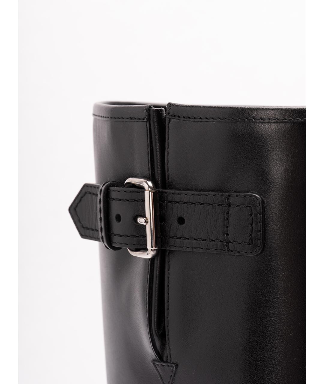 GUCCI Черные кожаные сапоги, фото 5