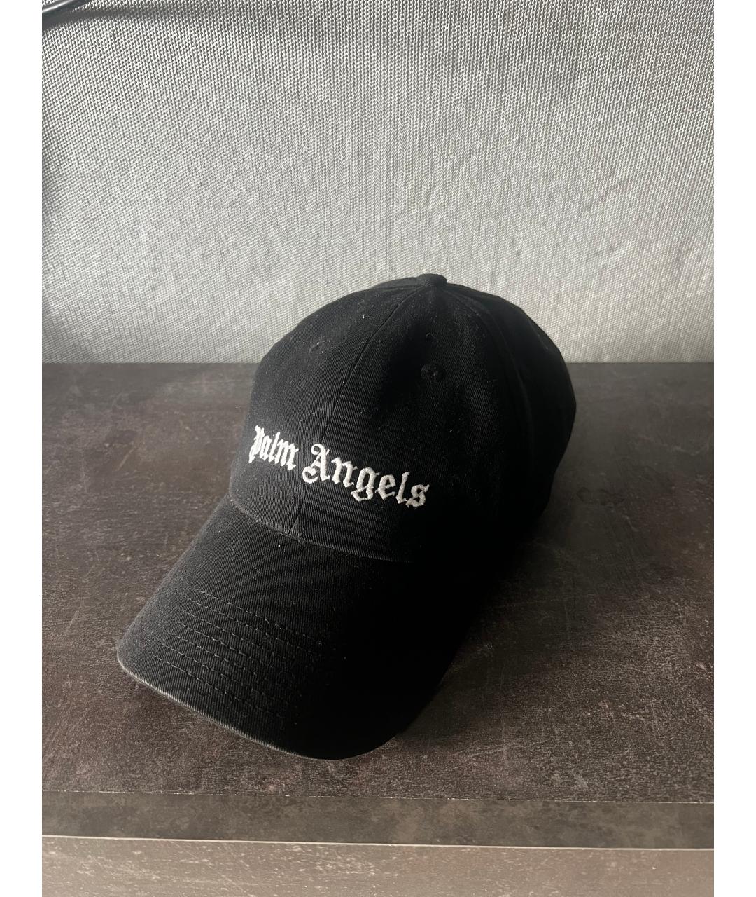 PALM ANGELS Черная хлопковая кепка/бейсболка, фото 4