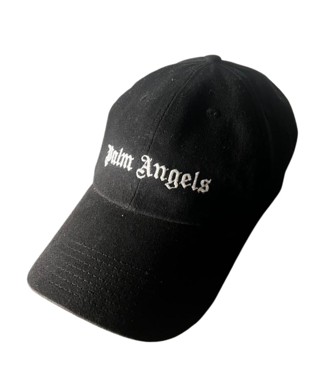 PALM ANGELS Черная хлопковая кепка/бейсболка, фото 1