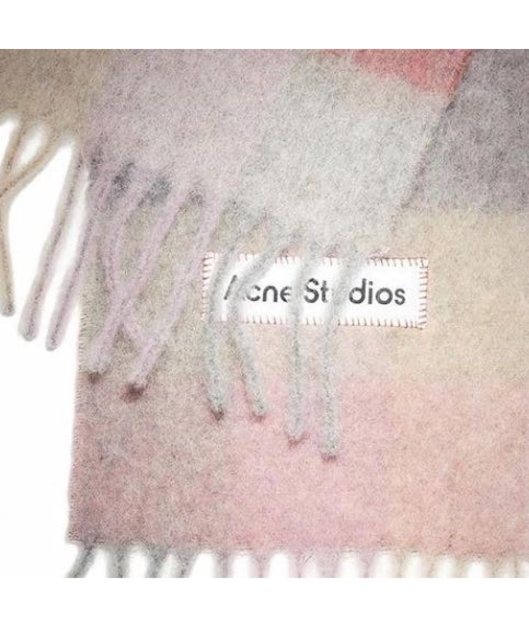 ACNE STUDIOS Мульти шерстяной шарф, фото 2