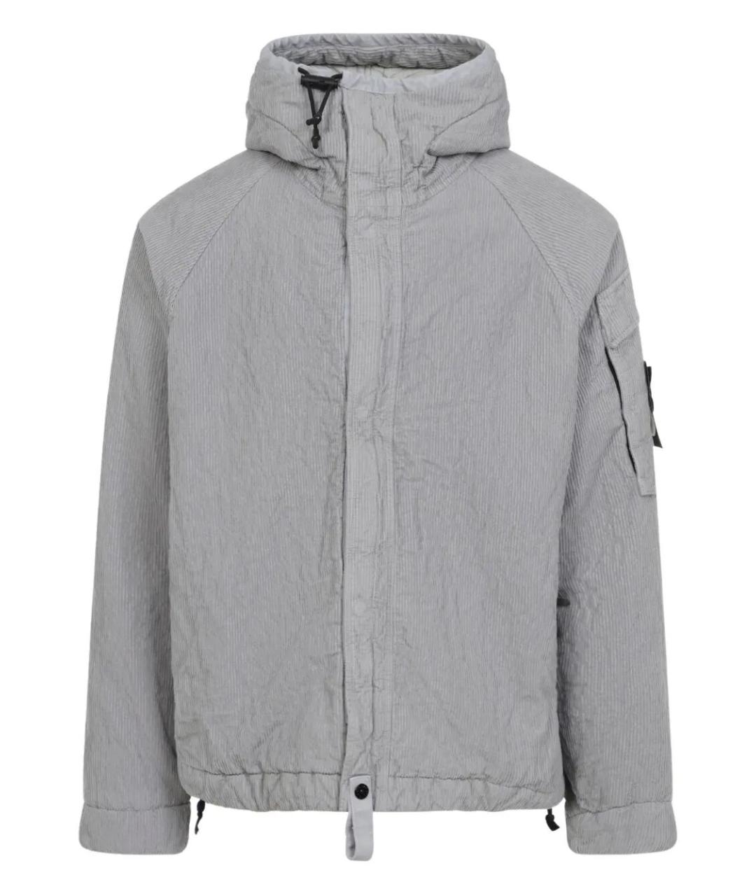 STONE ISLAND Серая хлопковая куртка, фото 1