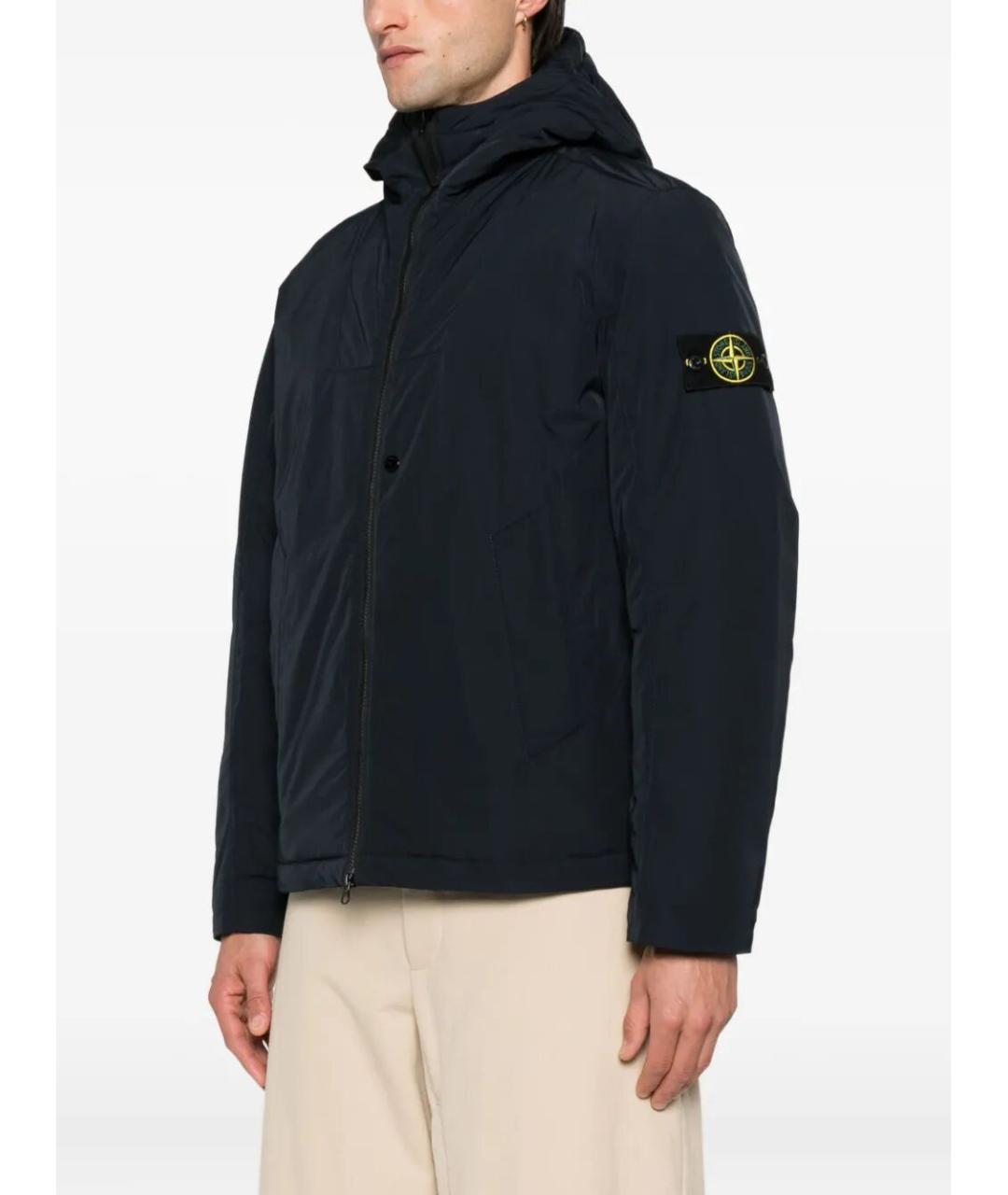 STONE ISLAND Синяя полиэстеровая куртка, фото 5