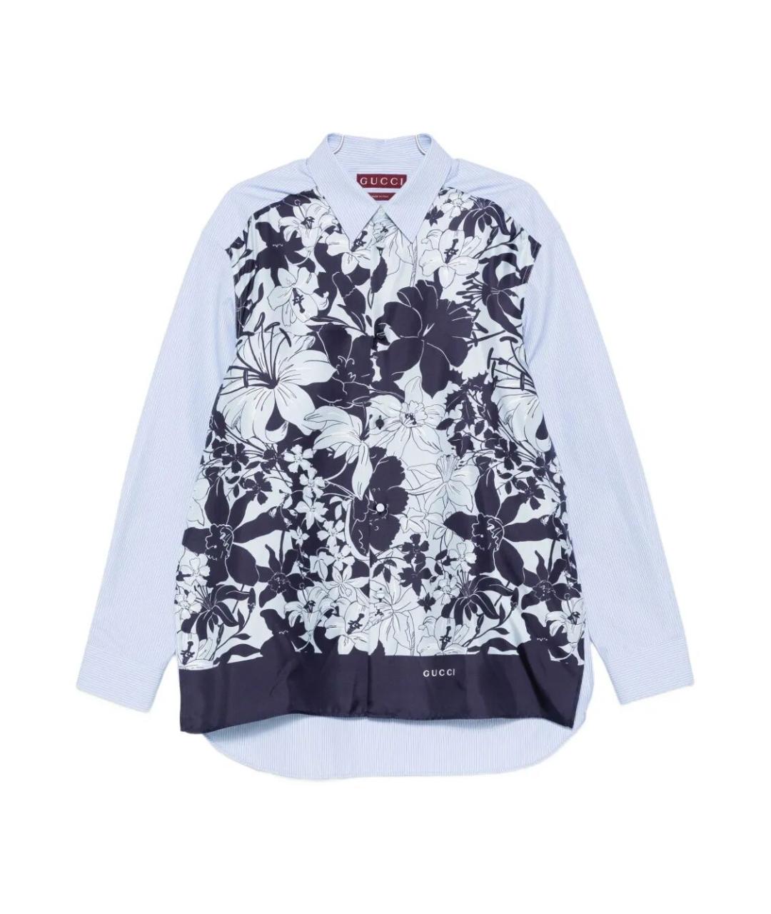 GUCCI Мульти хлопковая кэжуал рубашка, фото 1