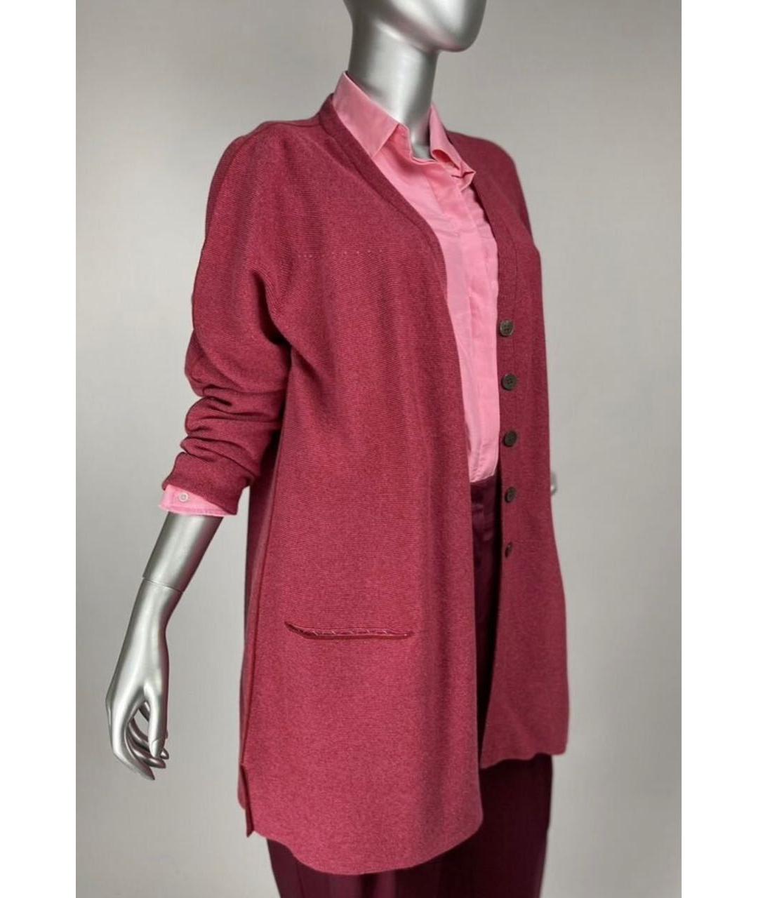 MAX MARA Бордовый кашемировый кардиган, фото 5