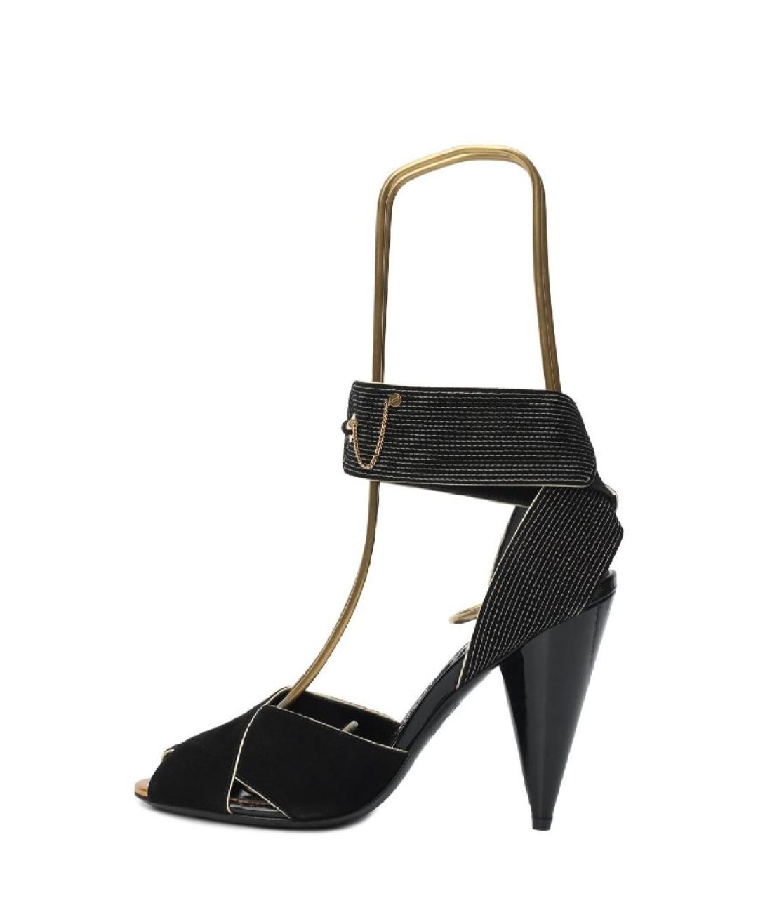 TOM FORD Черные замшевые босоножки, фото 7