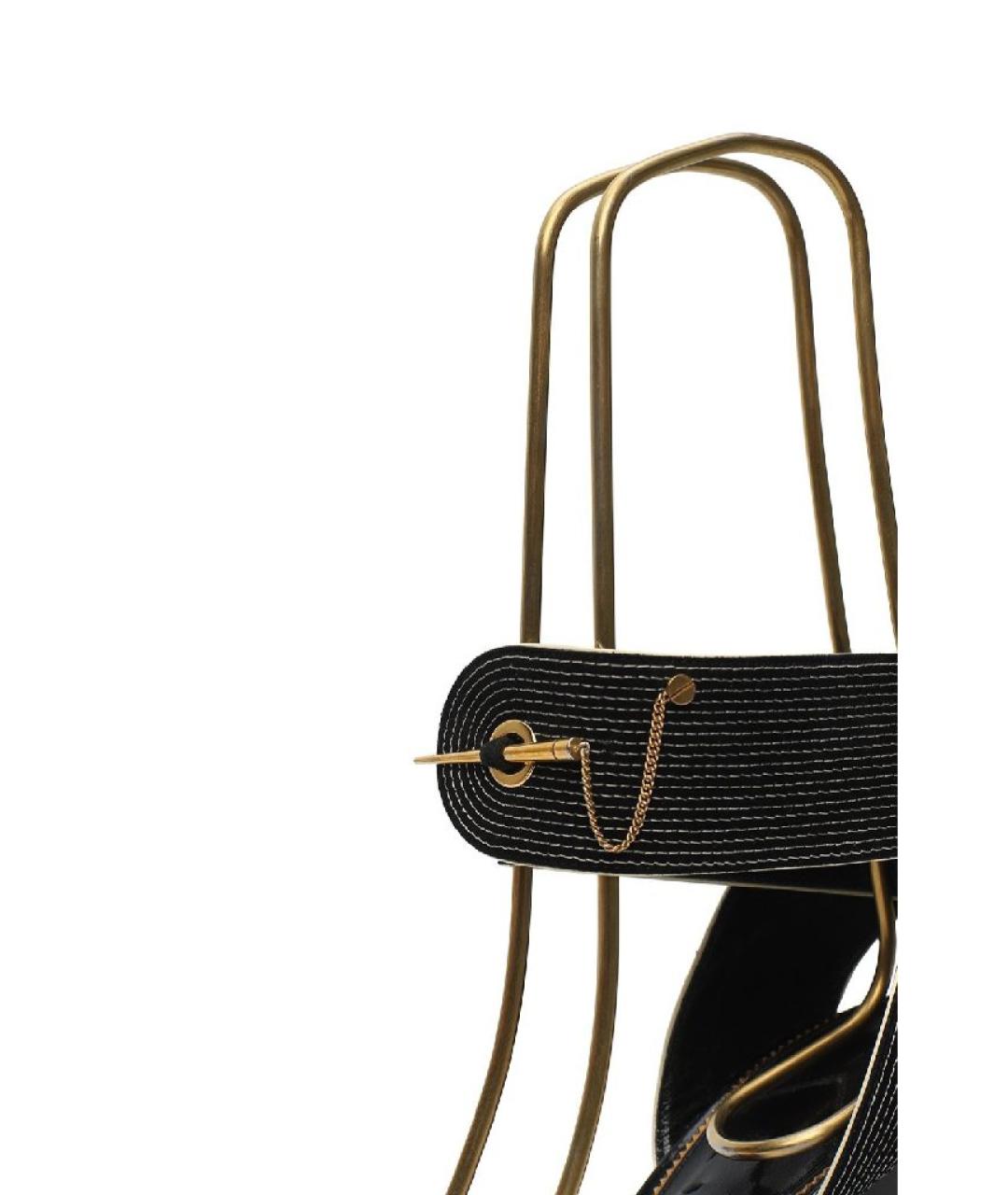 TOM FORD Черные замшевые босоножки, фото 9