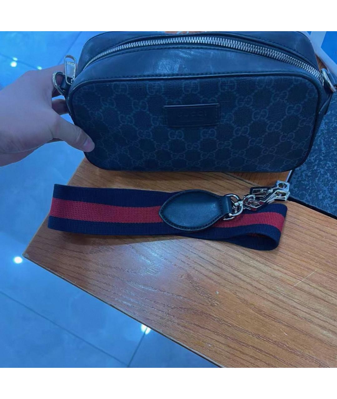GUCCI Черная сумка на плечо, фото 6