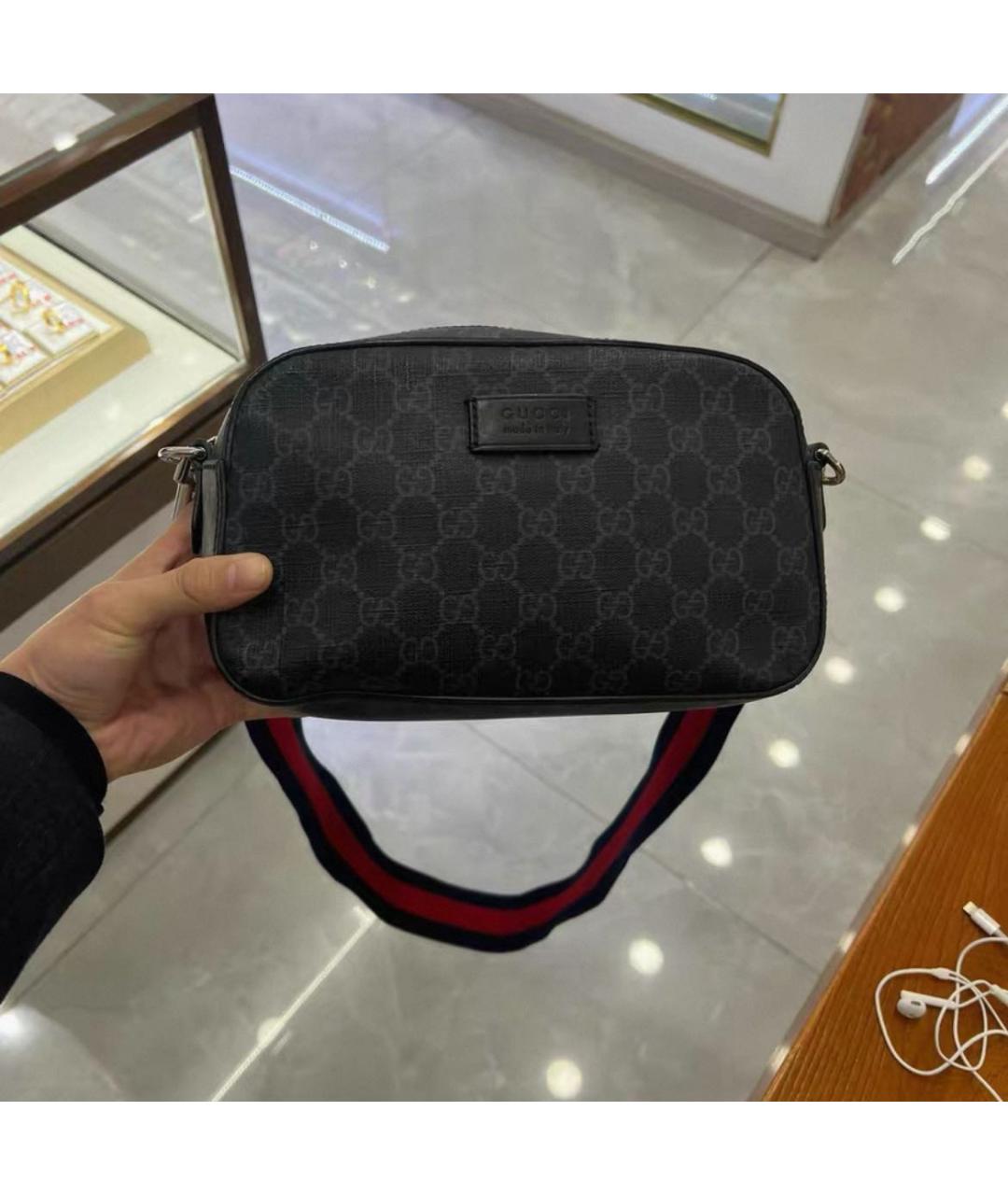 GUCCI Черная сумка на плечо, фото 2