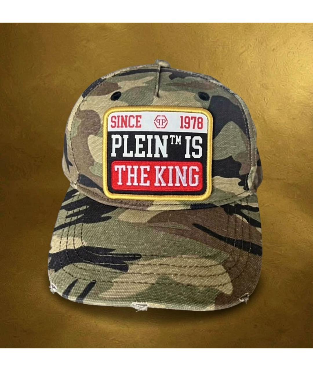 PHILIPP PLEIN Хаки хлопковая шапка, фото 6