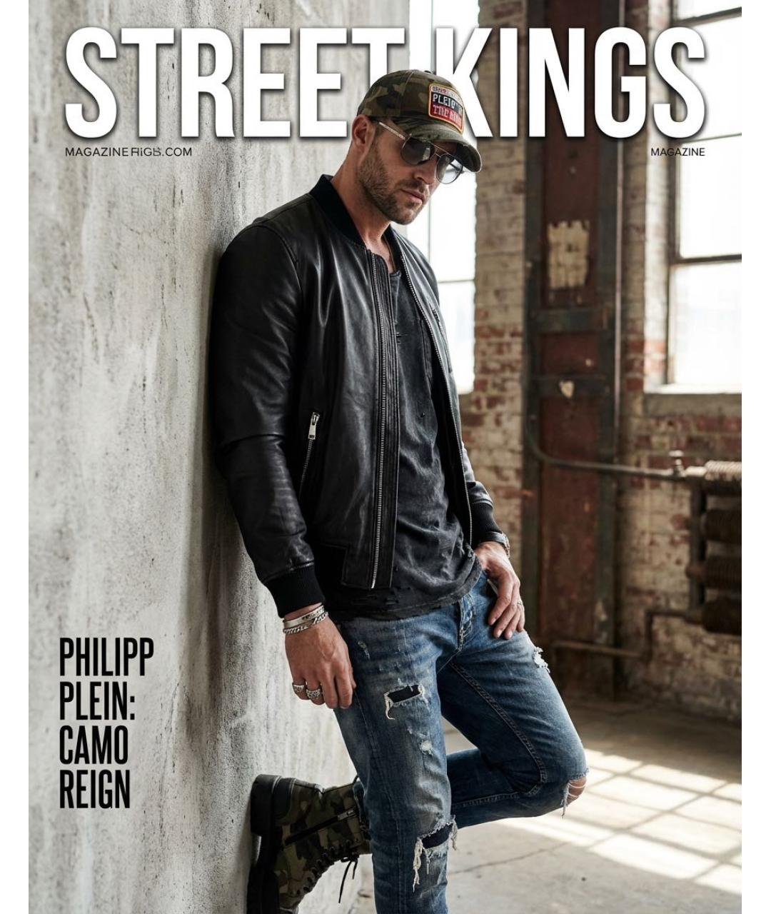 PHILIPP PLEIN Хаки хлопковая шапка, фото 5