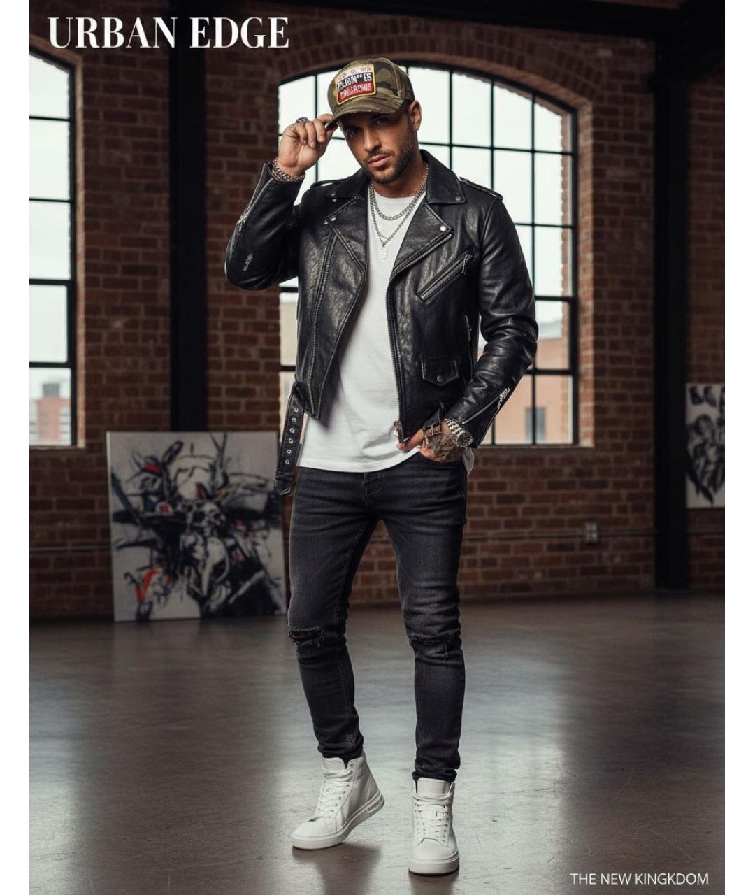 PHILIPP PLEIN Хаки хлопковая шапка, фото 7