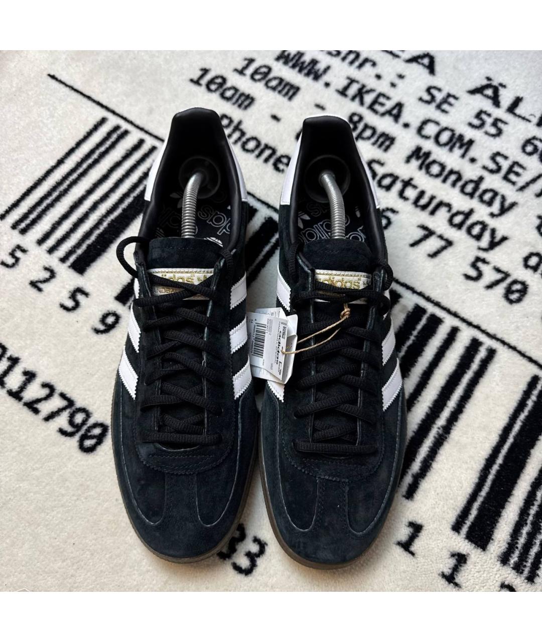 ADIDAS Черные замшевые низкие кроссовки / кеды, фото 2