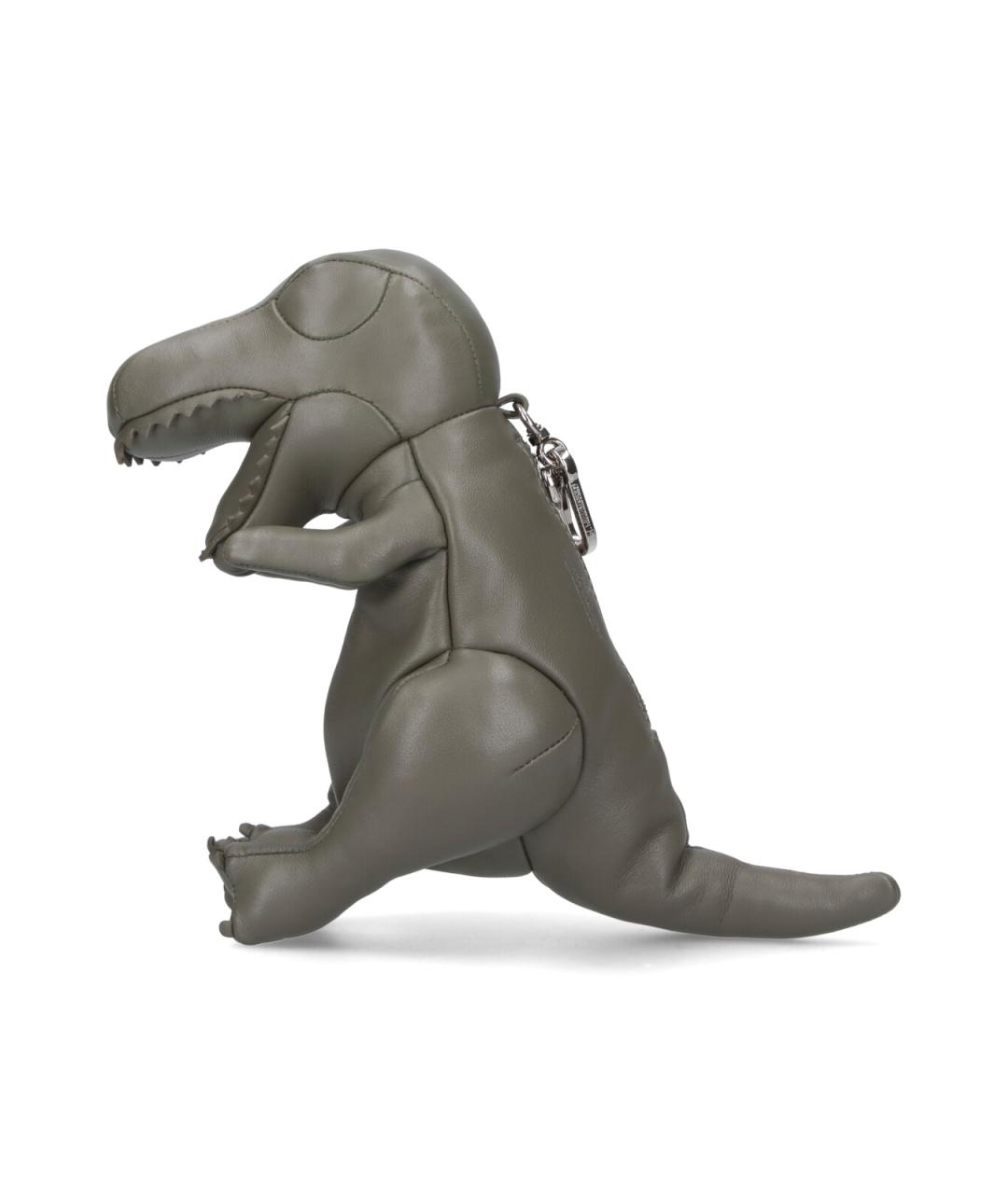 MAISON MIHARA YASUHIRO Серая кожаная сумка через плечо, фото 5