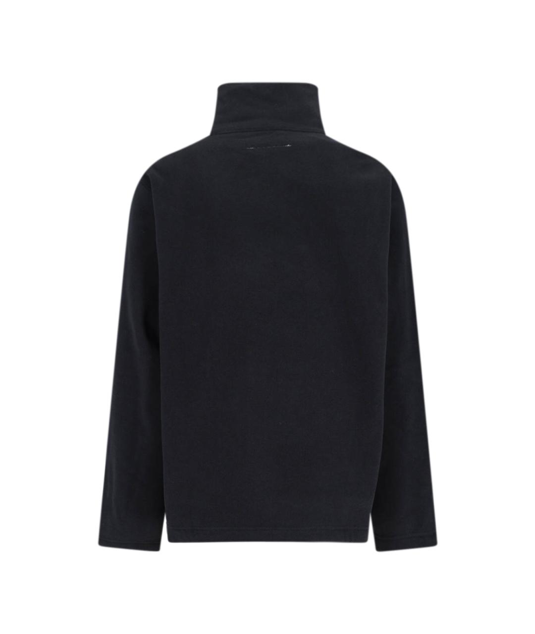 MM6 MAISON MARGIELA Черный полиэстеровый джемпер / свитер, фото 2