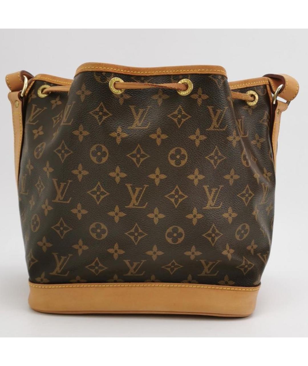 LOUIS VUITTON Коричневая кожаная сумка тоут, фото 4
