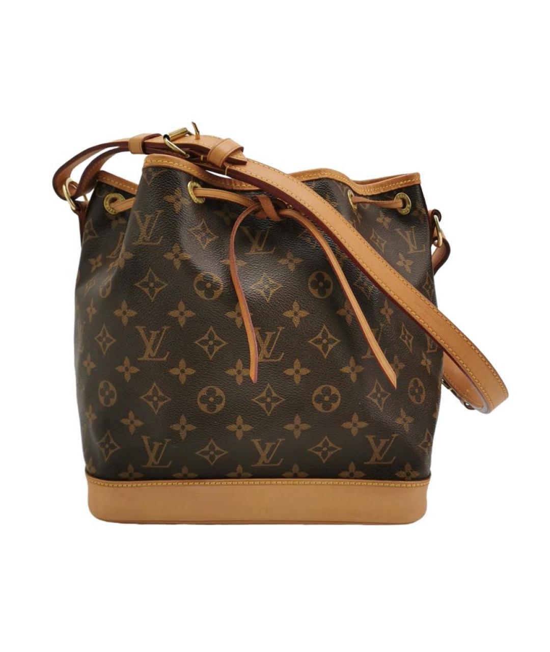 LOUIS VUITTON Коричневая кожаная сумка тоут, фото 1