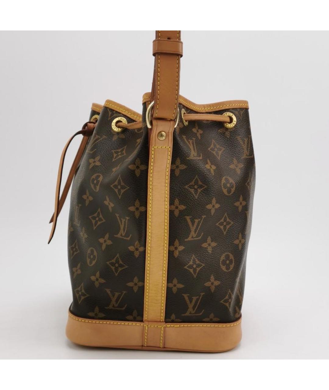LOUIS VUITTON Коричневая кожаная сумка тоут, фото 2