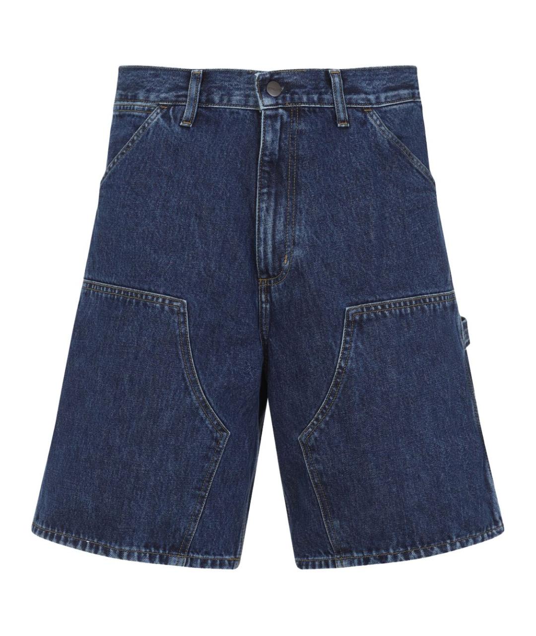 CARHARTT WIP Синие хлопковые шорты, фото 1