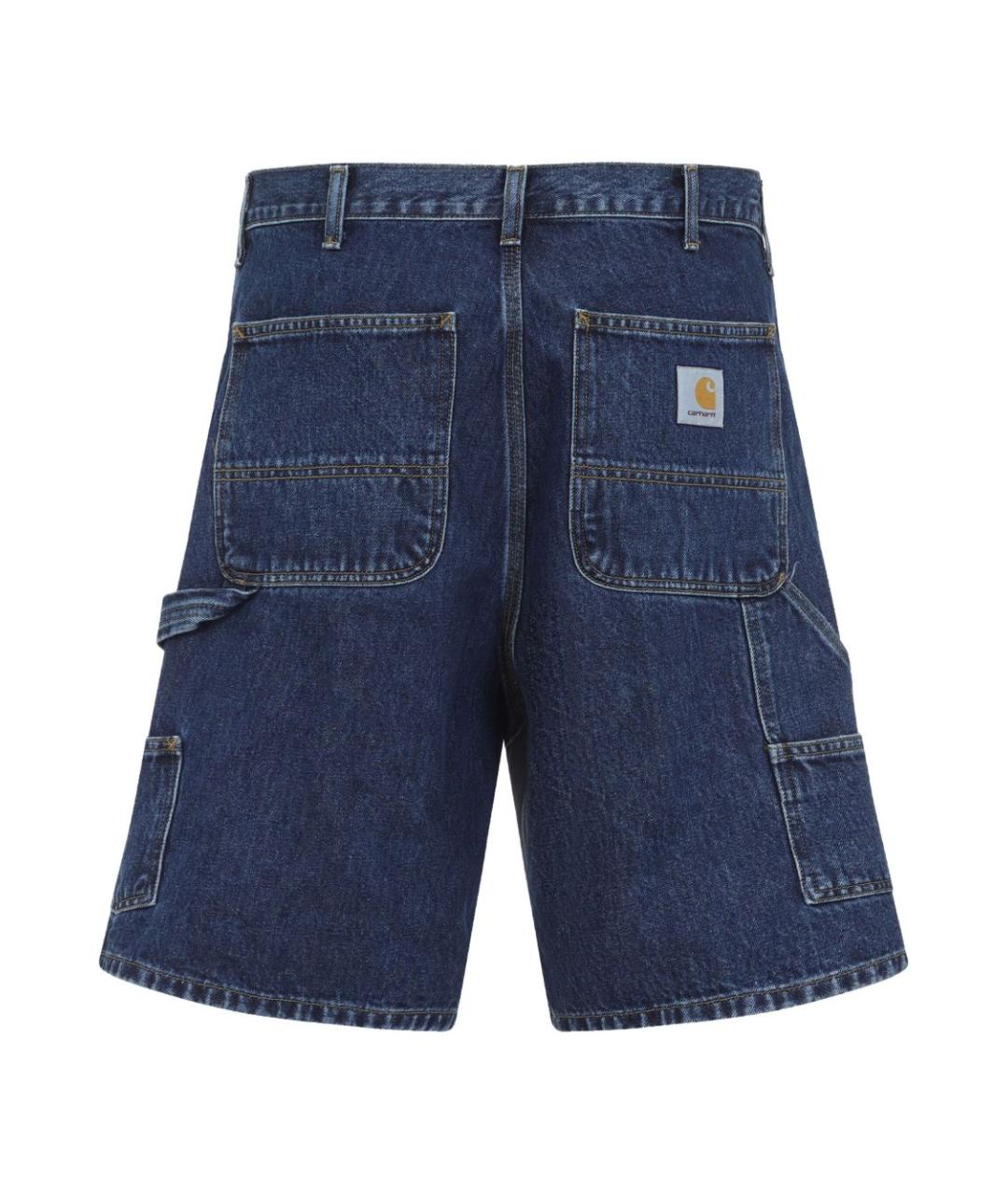 CARHARTT WIP Синие хлопковые шорты, фото 3