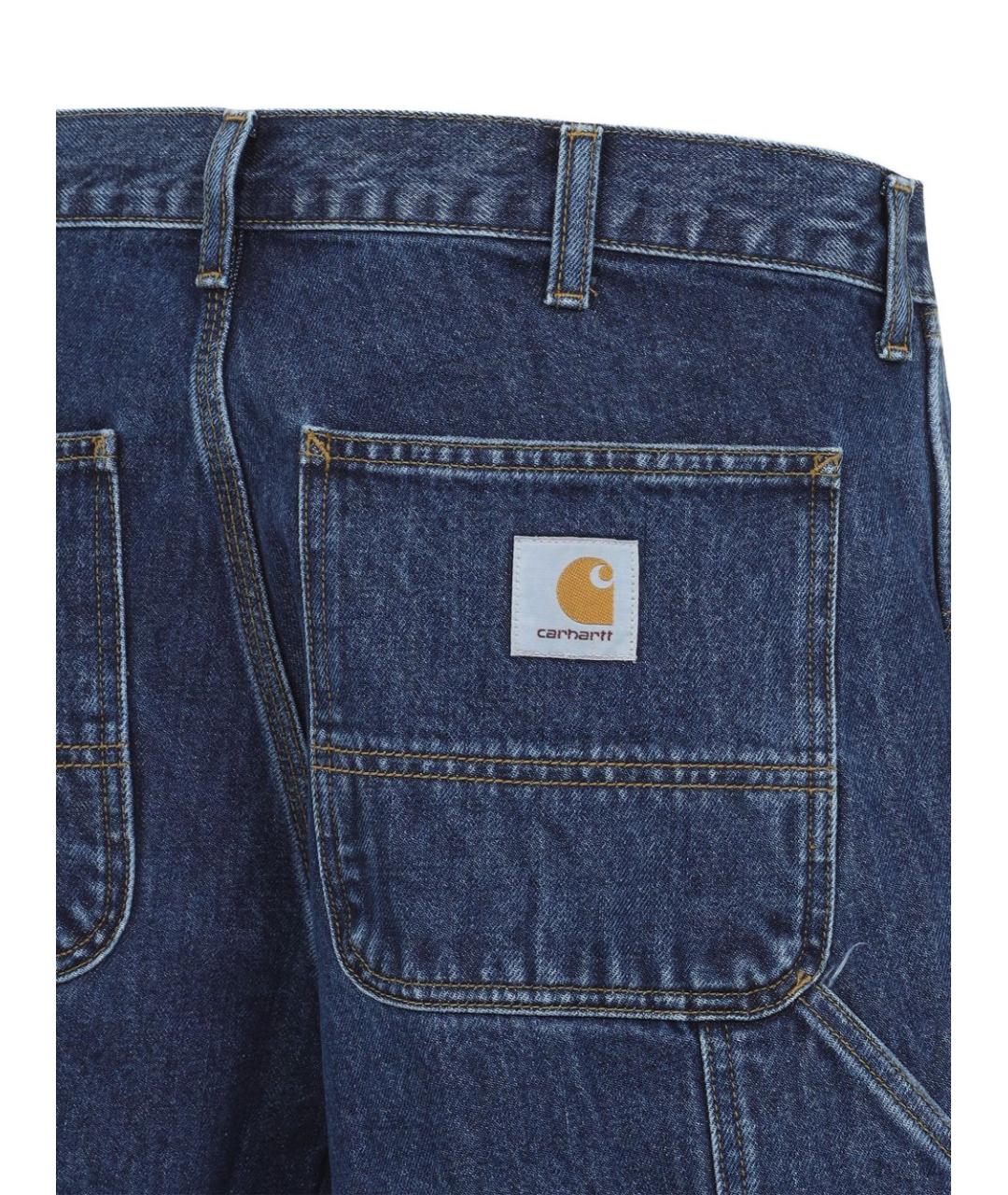 CARHARTT WIP Синие хлопковые шорты, фото 2