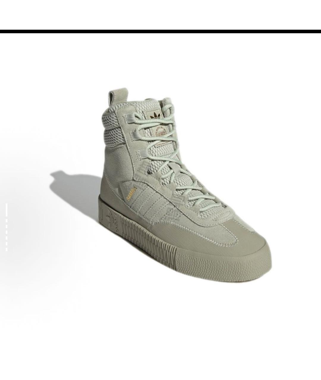 ADIDAS Хаки высокие кроссовки / кеды, фото 3
