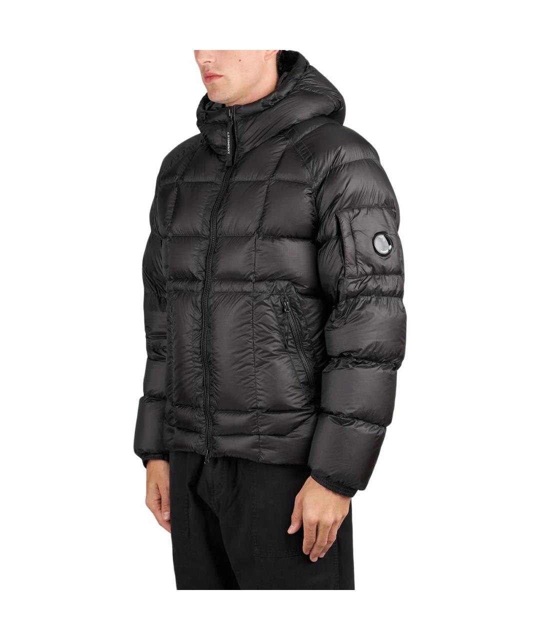 CP COMPANY Черный пуховик, фото 2