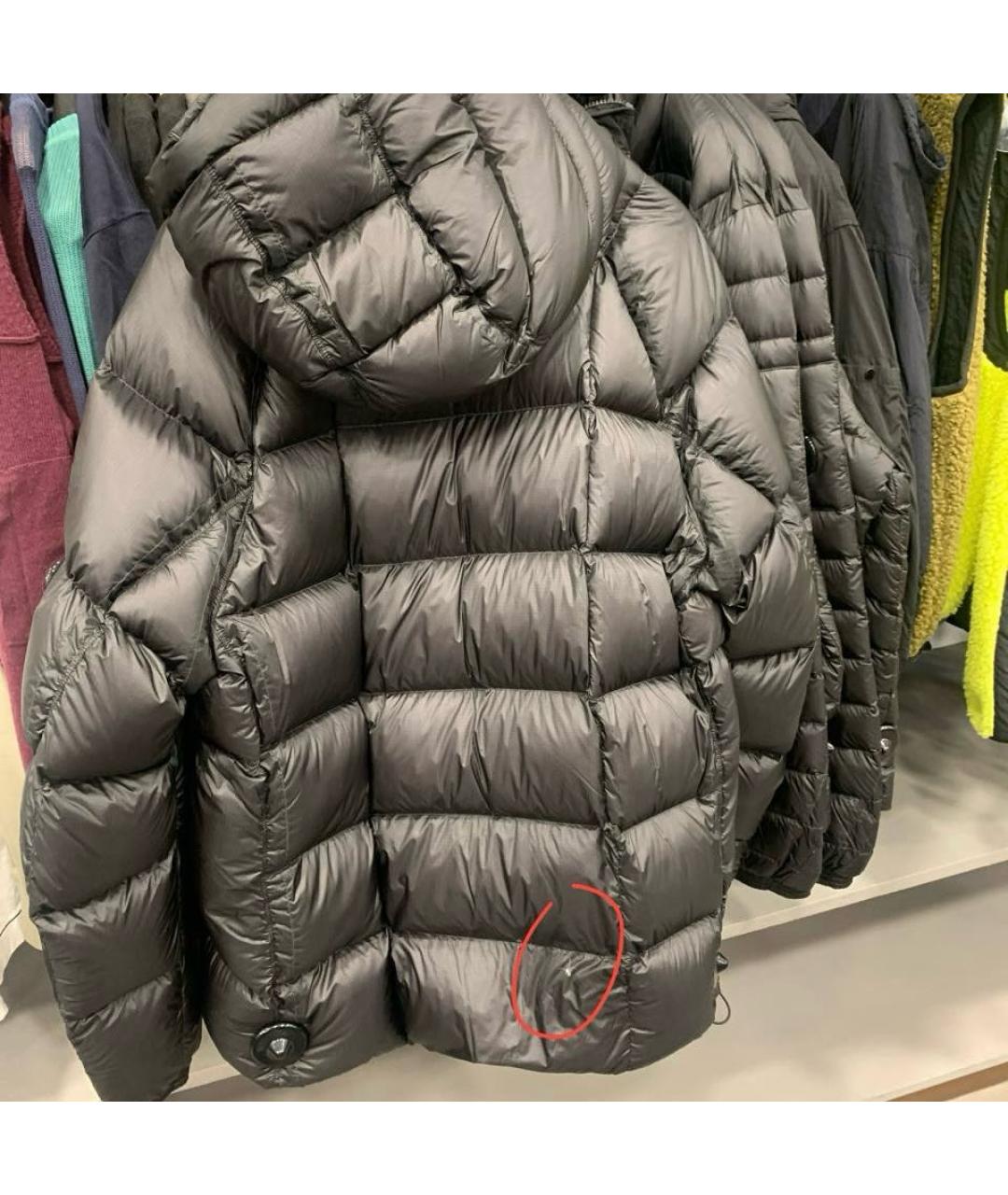 CP COMPANY Черный пуховик, фото 6
