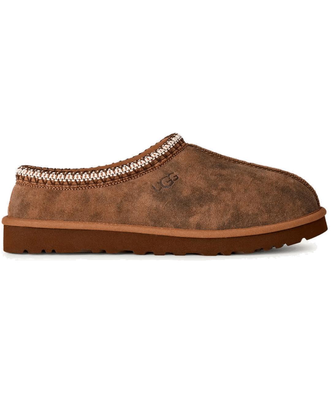 UGG AUSTRALIA Коричневые замшевые низкие ботинки, фото 2