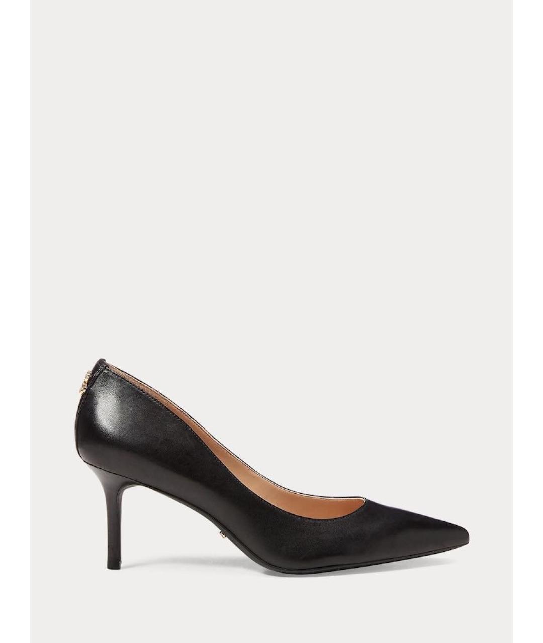 RALPH LAUREN COLLECTION Черные кожаные туфли, фото 9