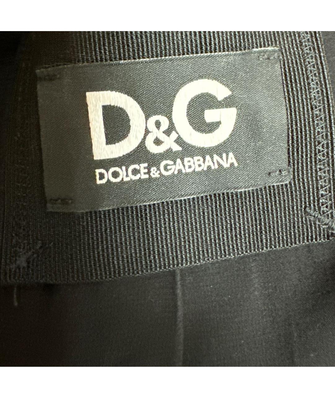 DOLCE&GABBANA Черный шерстяной жакет/пиджак, фото 5