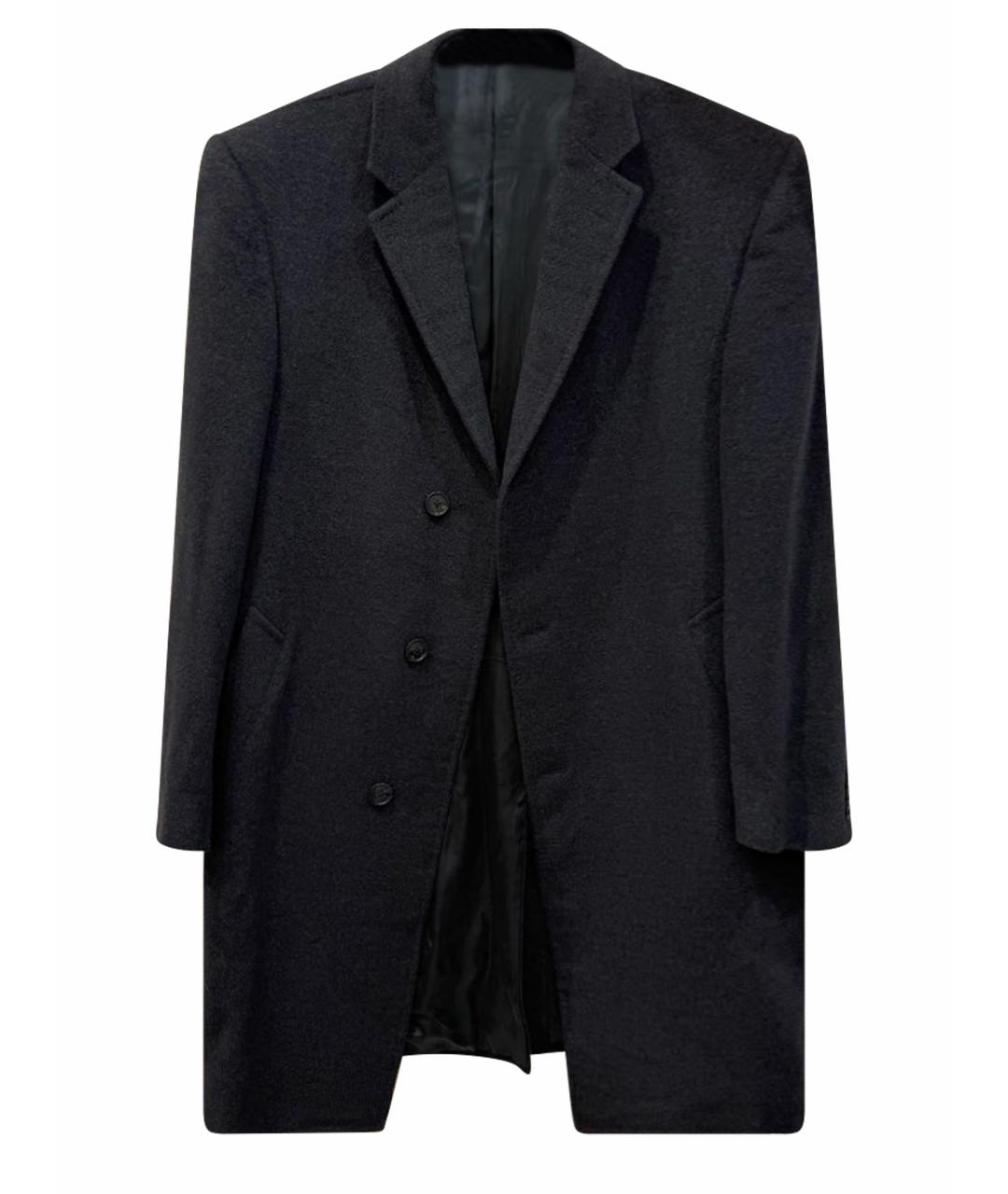 CORNELIANI Антрацитовое шерстяное пальто, фото 1