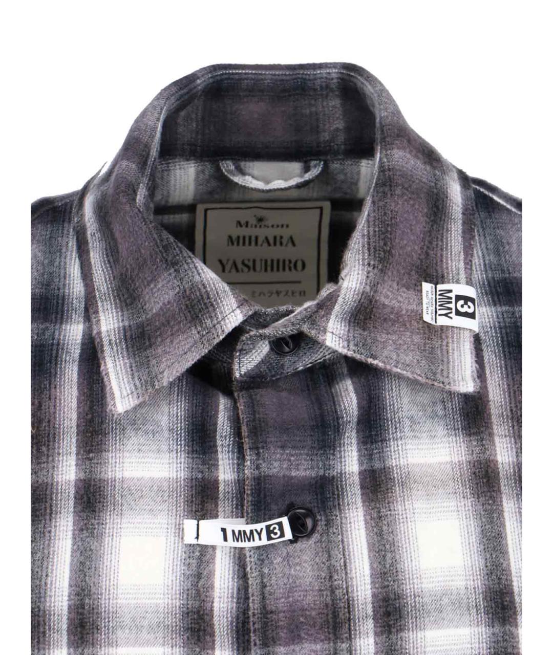 MAISON MIHARA YASUHIRO Мульти хлопковая кэжуал рубашка, фото 3