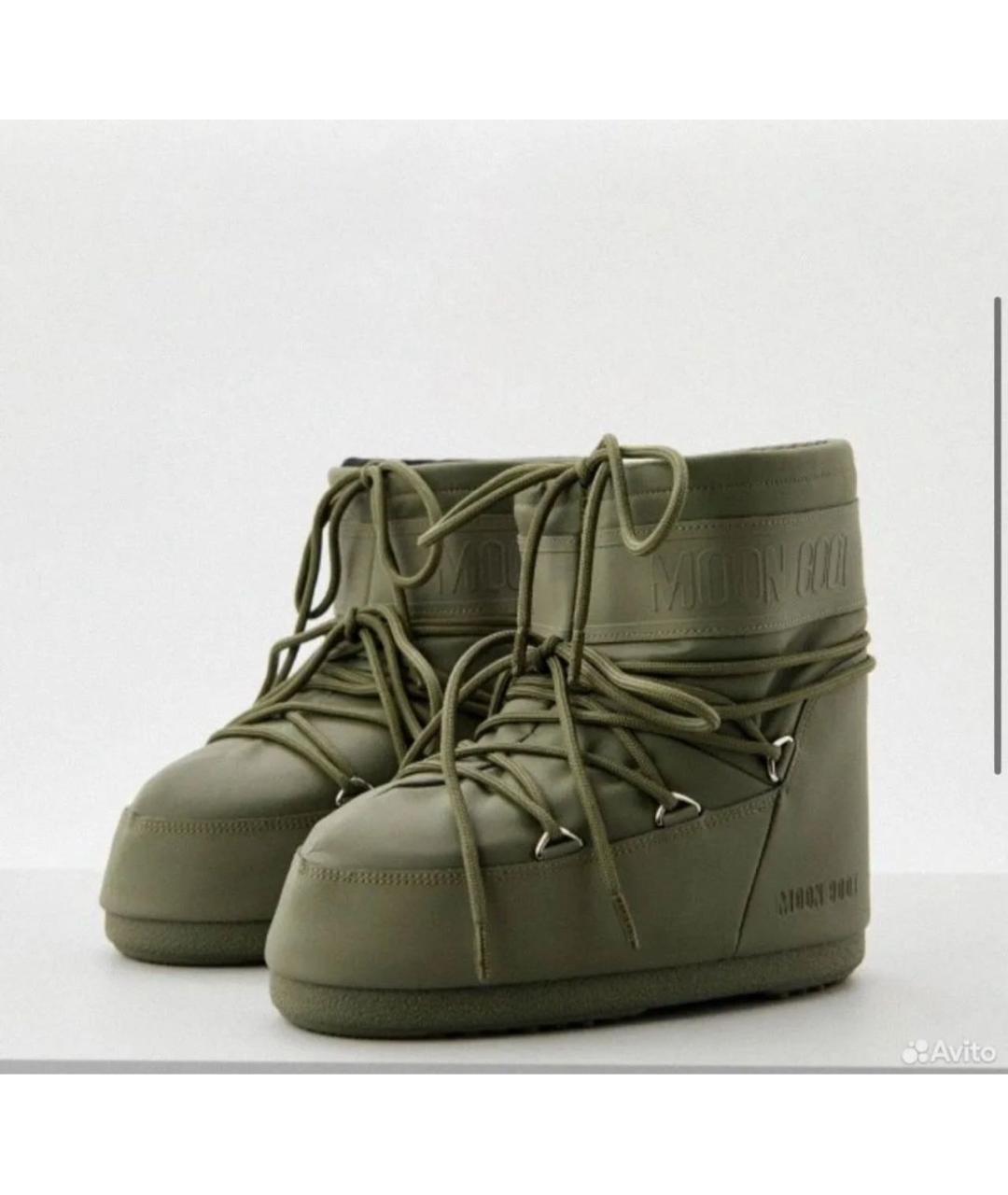 MOON BOOT Хаки ботинки, фото 2