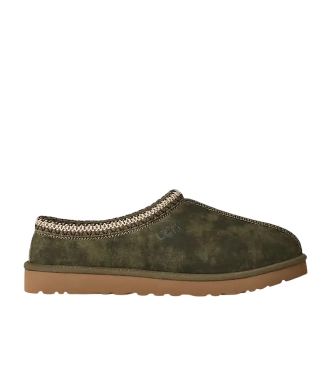 UGG AUSTRALIA Хаки замшевые низкие ботинки, фото 2