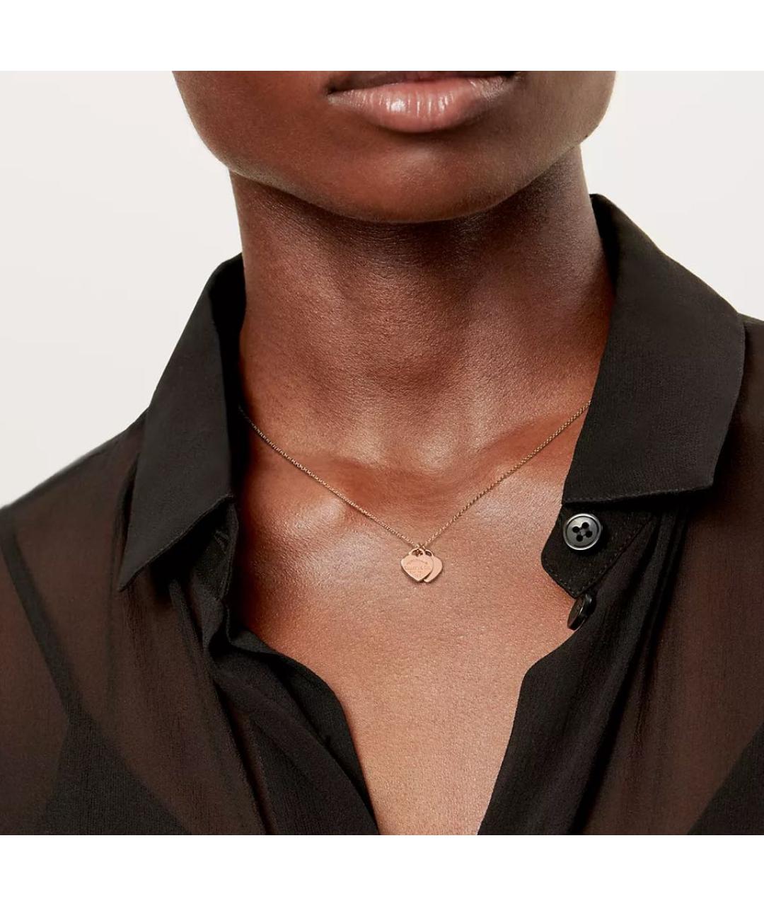 TIFFANY&CO Золотая подвеска из розового золота, фото 4