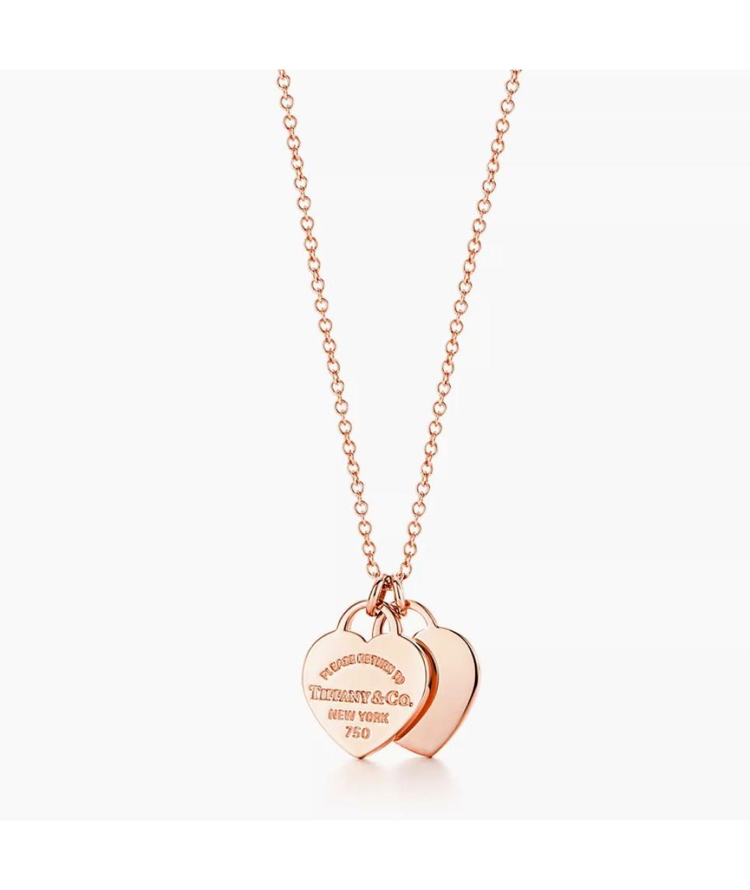 TIFFANY&CO Золотая подвеска из розового золота, фото 5