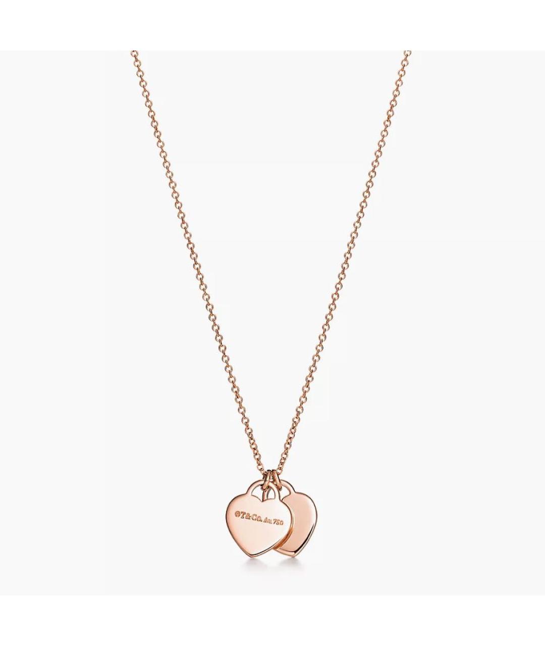 TIFFANY&CO Золотая подвеска из розового золота, фото 2