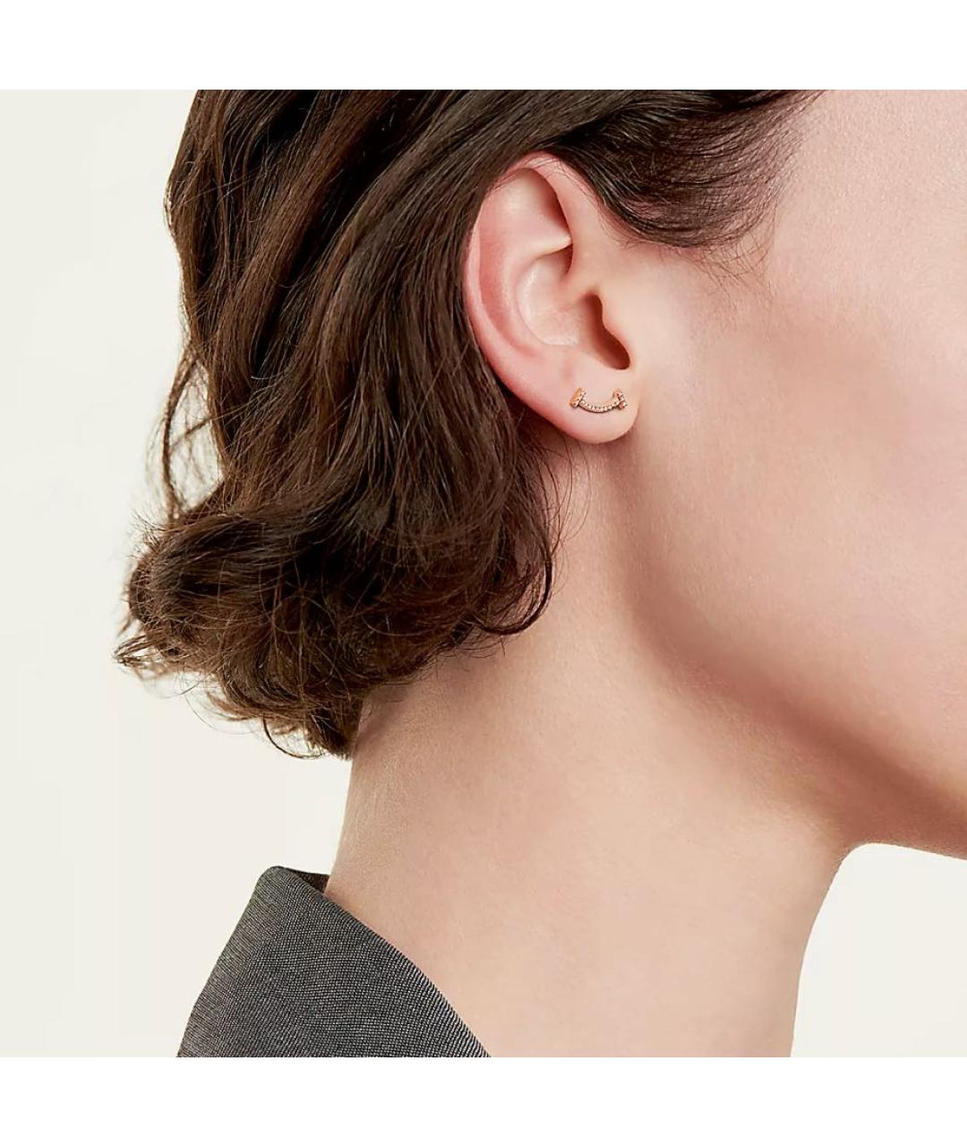 TIFFANY&CO Золотые серьги из розового золота, фото 2