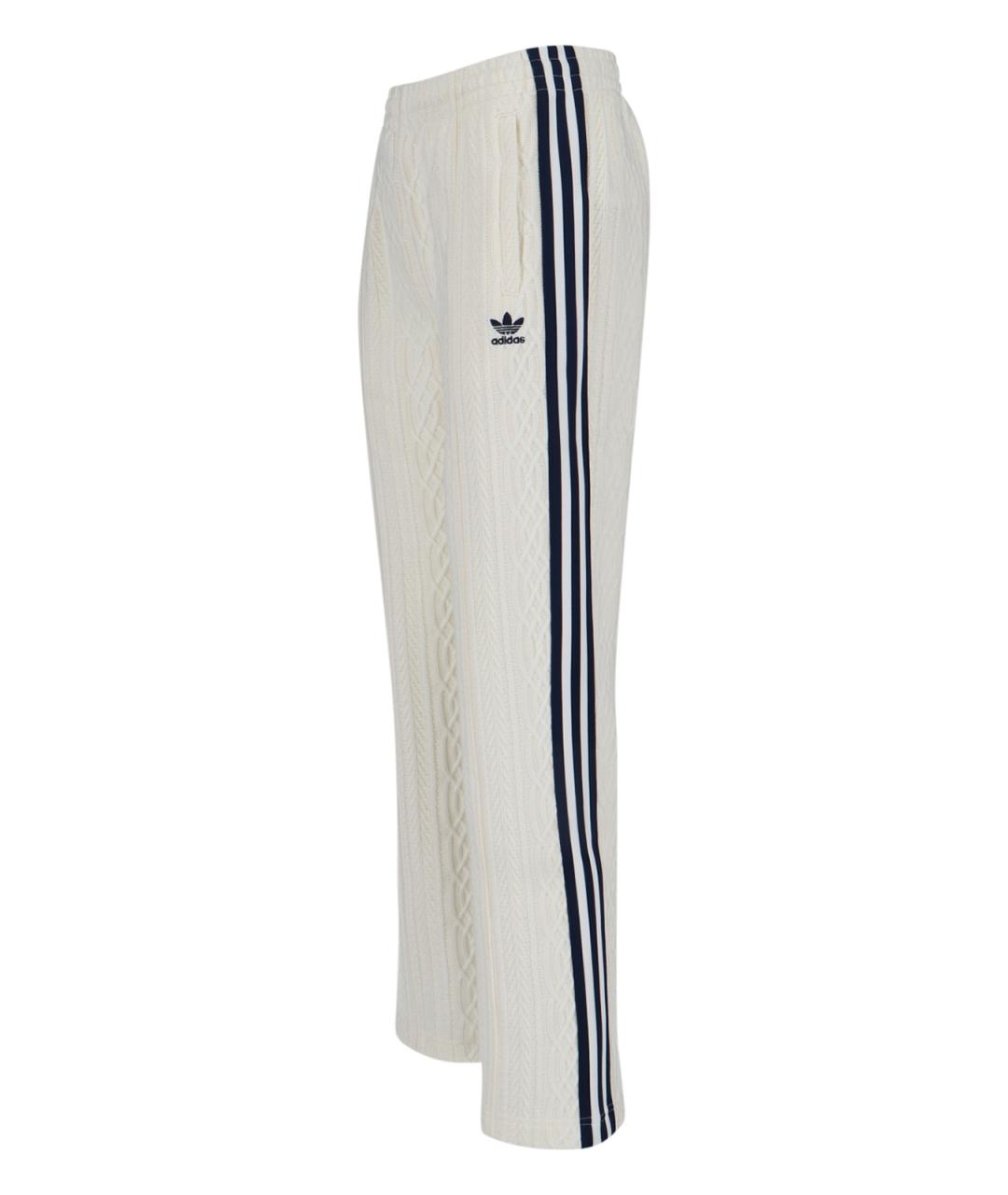 ADIDAS Белые прямые брюки, фото 3