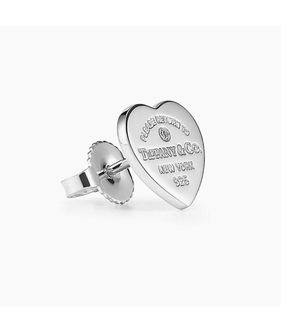 TIFFANY&CO Серебряные серебряные серьги, фото 4